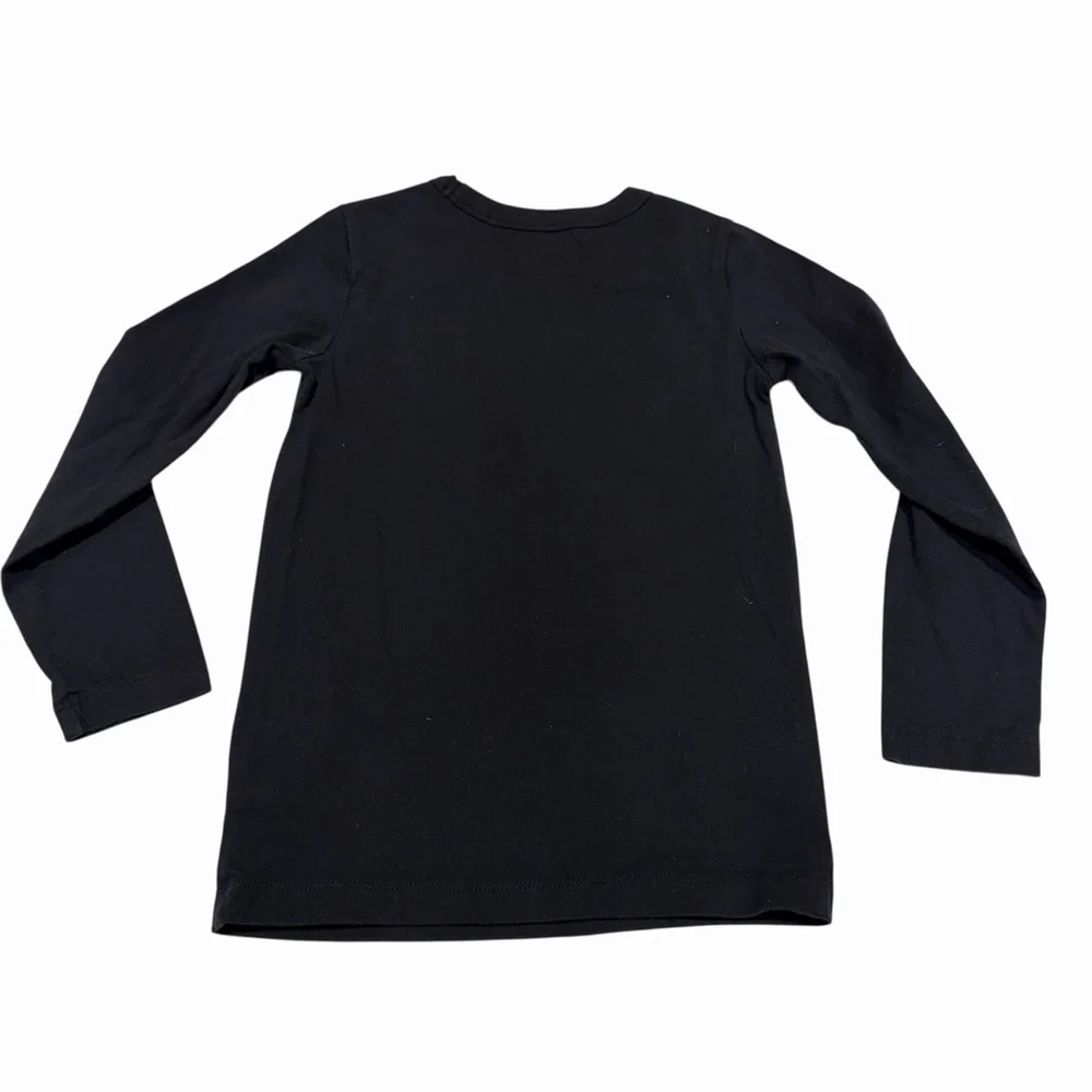 Oshkosh Boys Black Long Slv Graphic Tee Heartbreaker Arcade Game Shirt Size 4/5‎